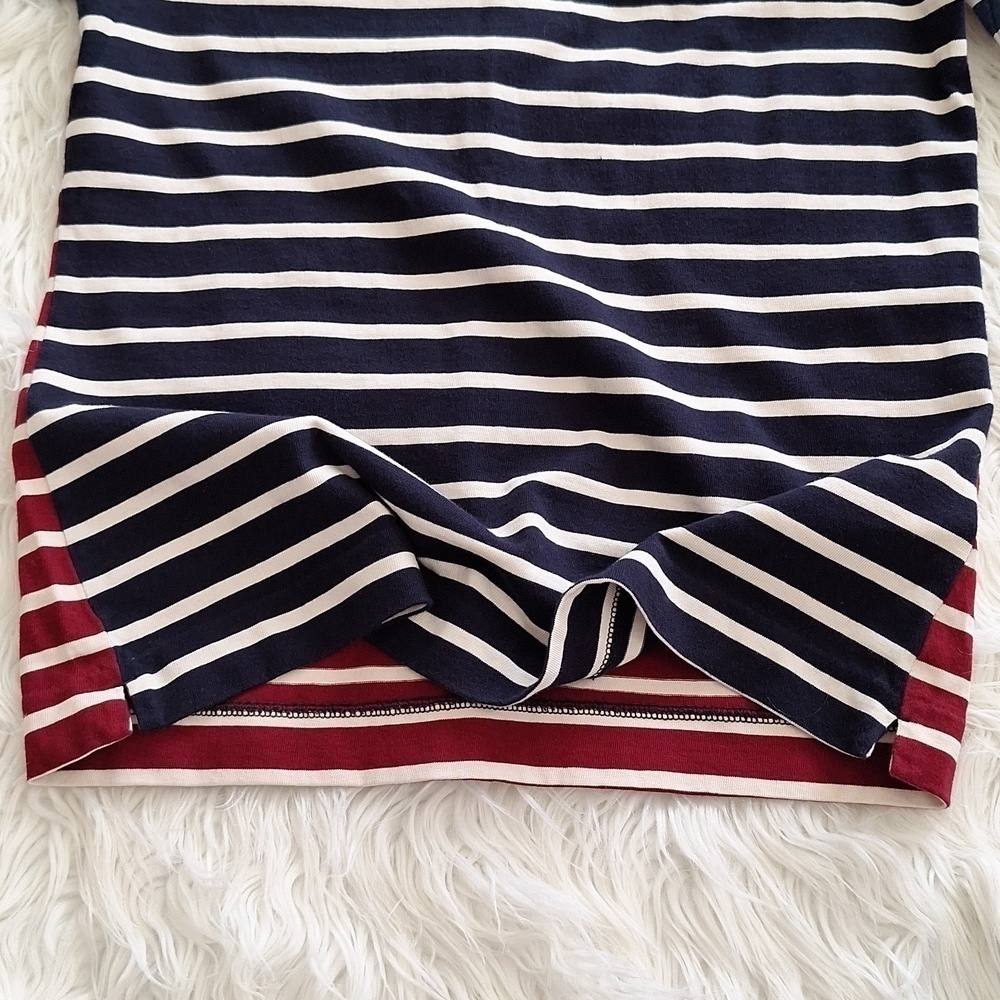 J.Crew Multi Color Mixed Stripe T-Shirt - Picture 8 of 16